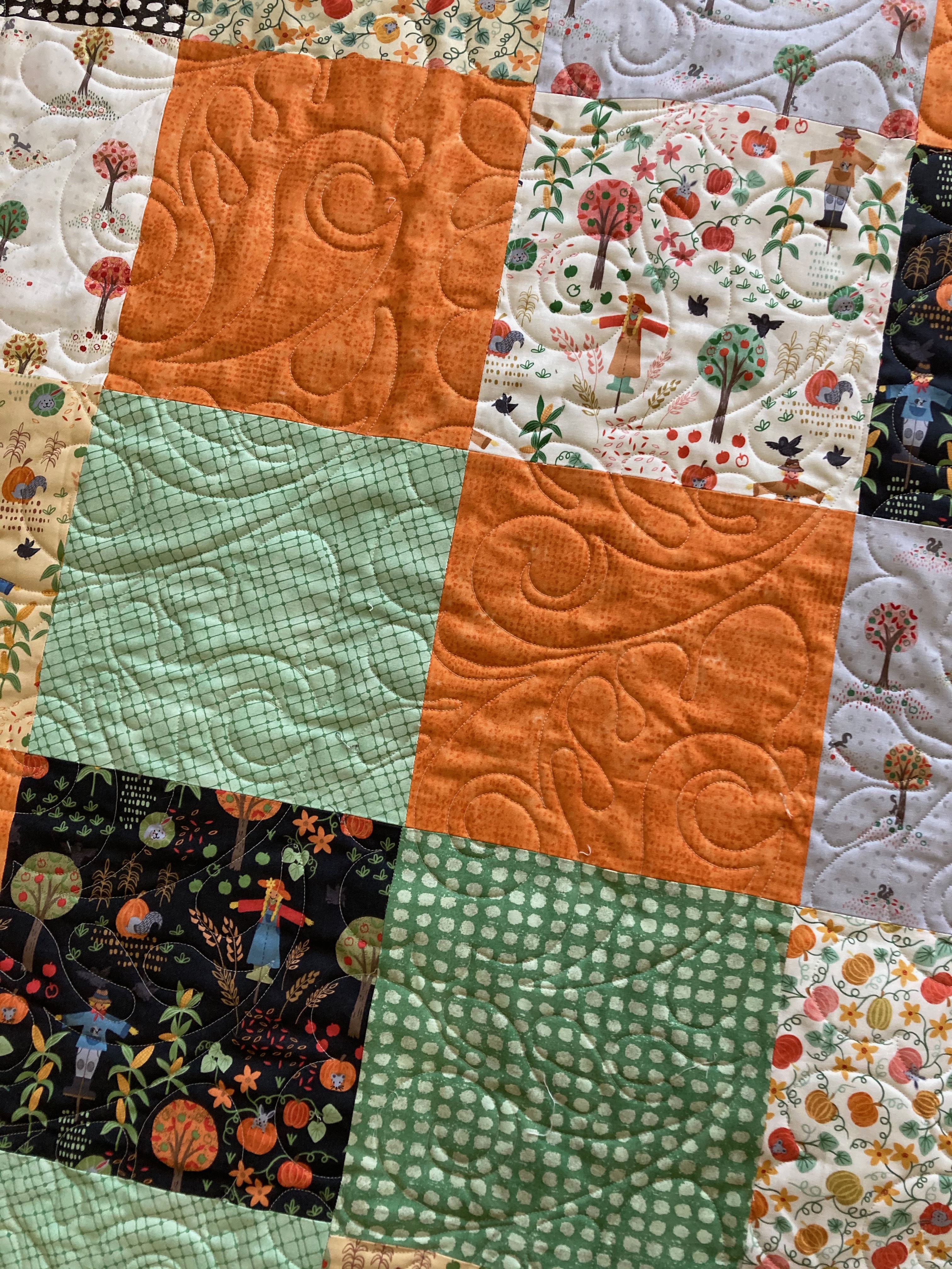 paisley chain longarm quilt pattern